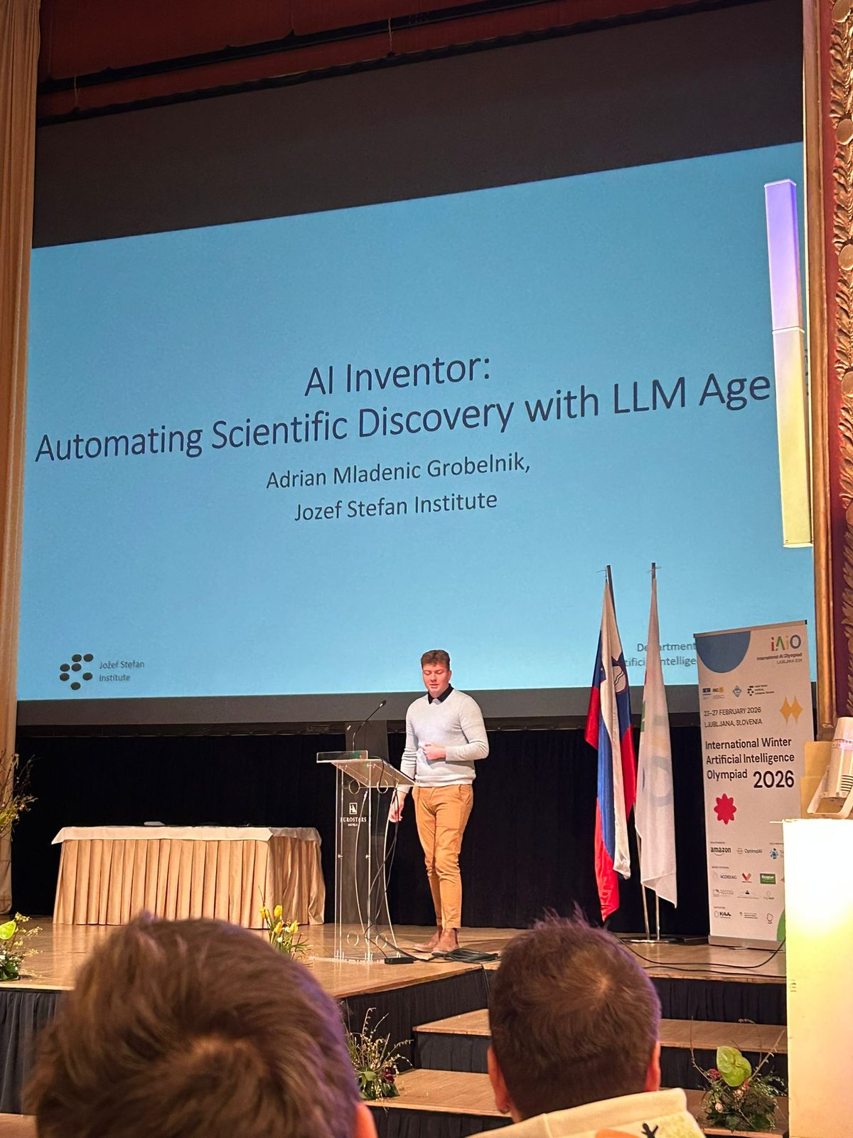 Adrian presenting at IAIO 2026